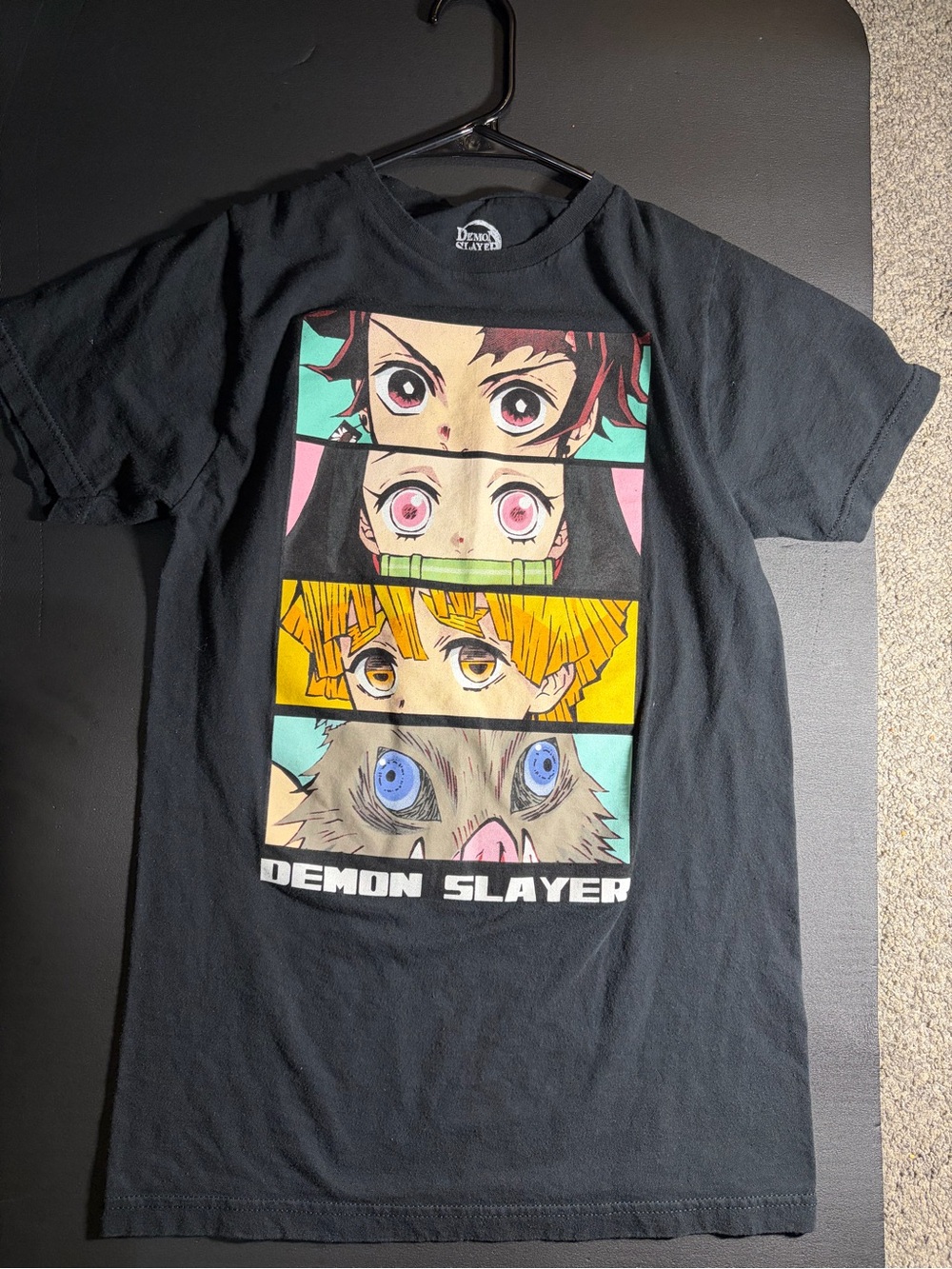 Demon Slayer Short-Sleeve Graphic Tee - Black